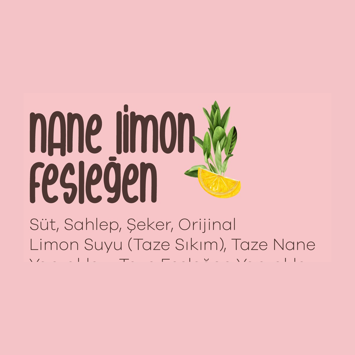 Nane Limon Fesleğen