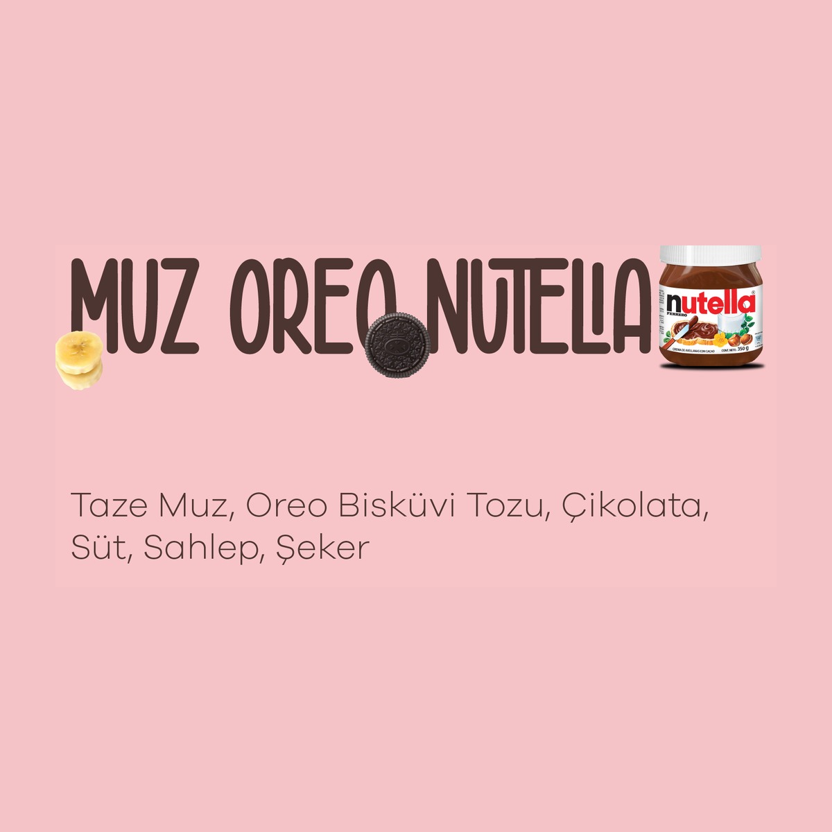 Muz Oreo Nutella